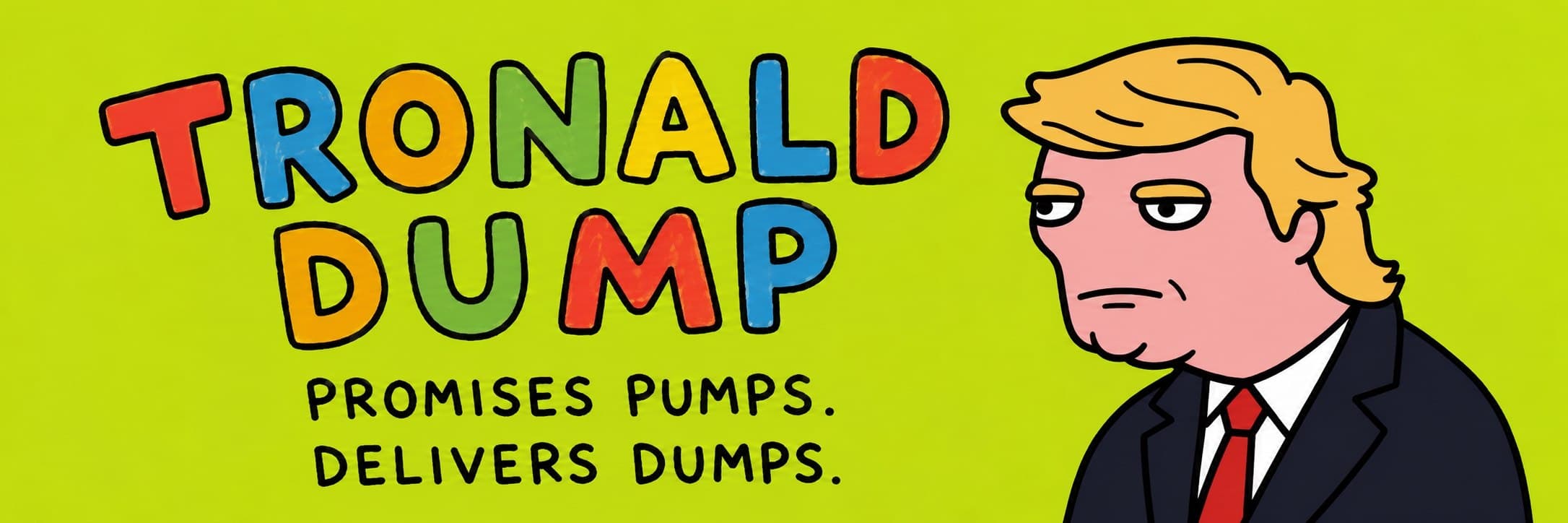 Tronald Dump banner