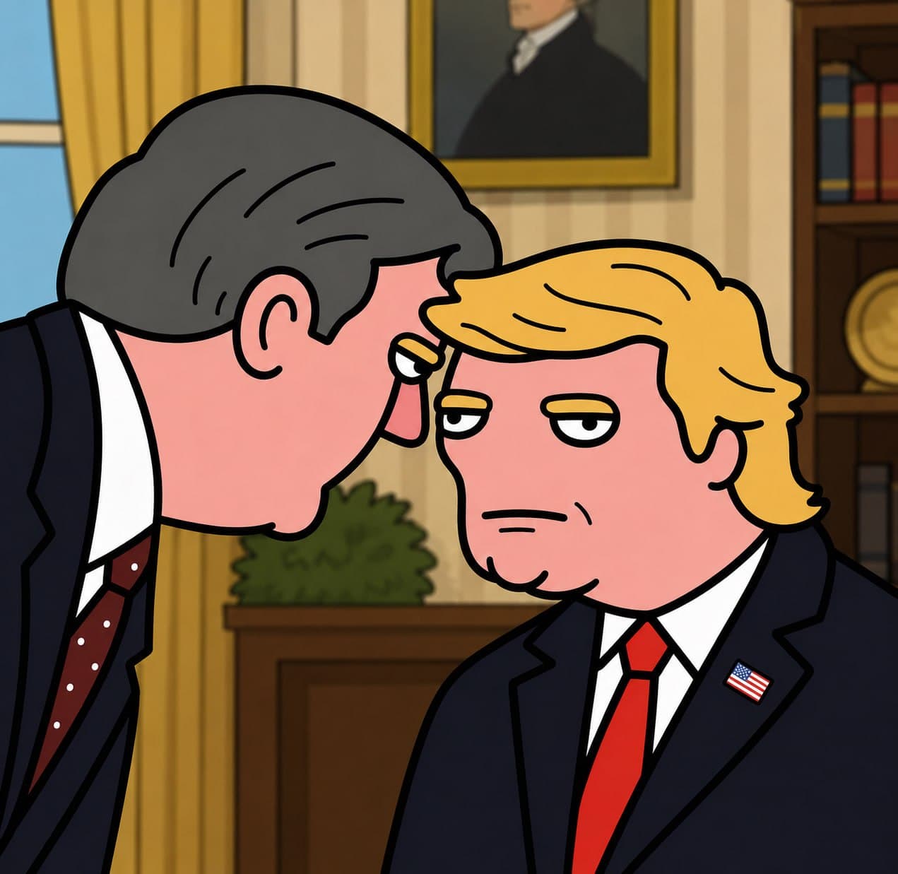 Trump Oval Office face-off