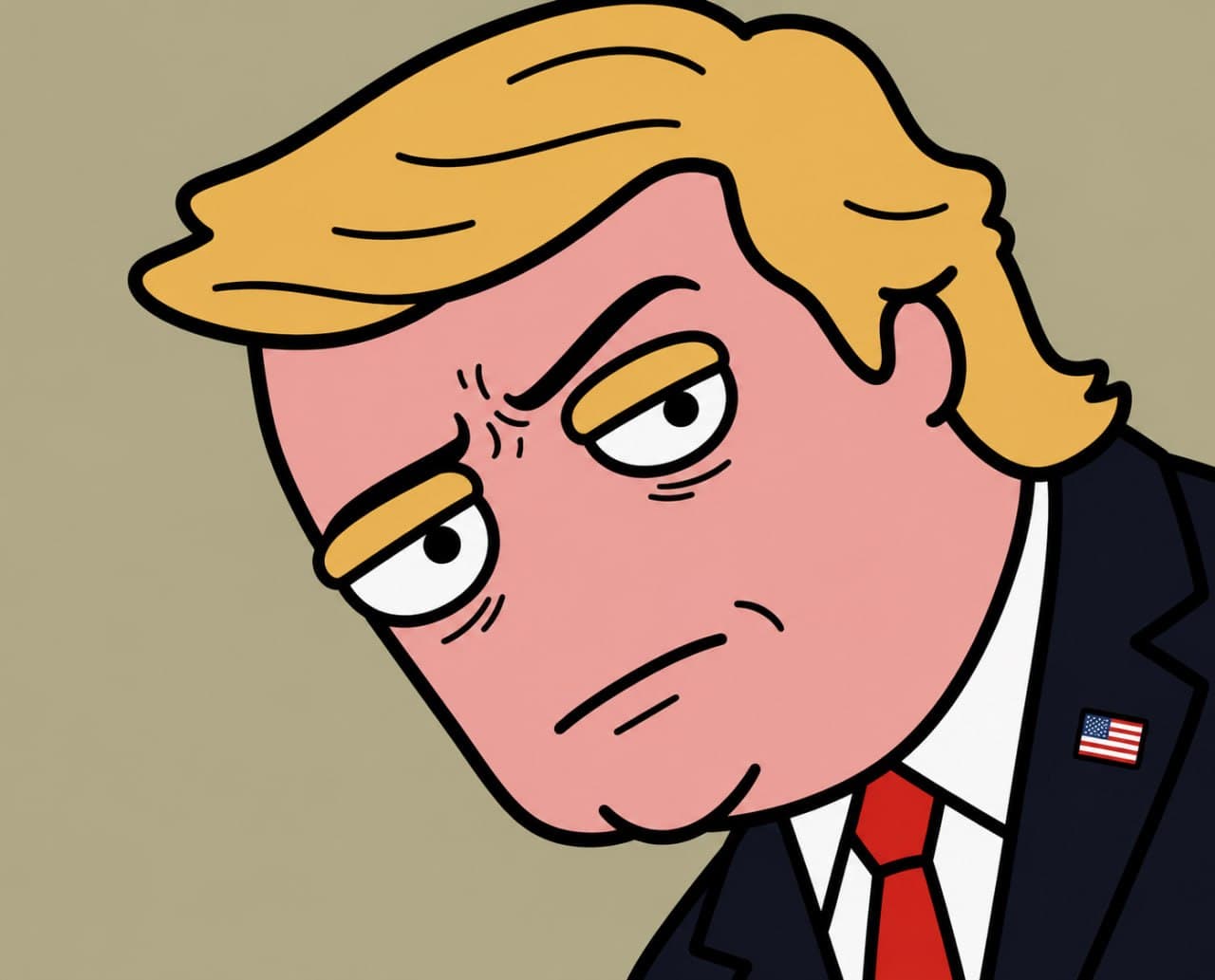 Trump skeptical side-eye