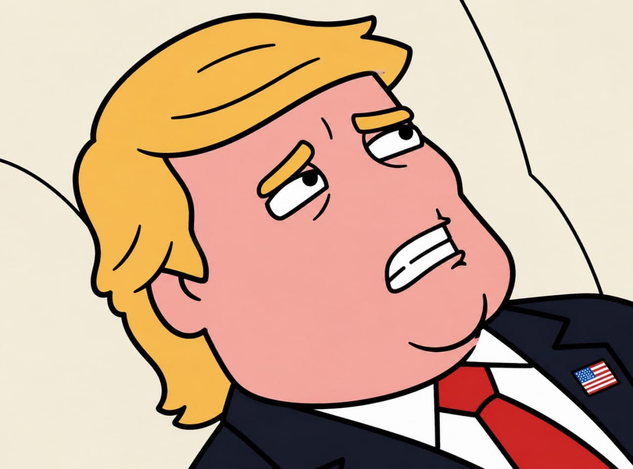 Trump angry gritted teeth